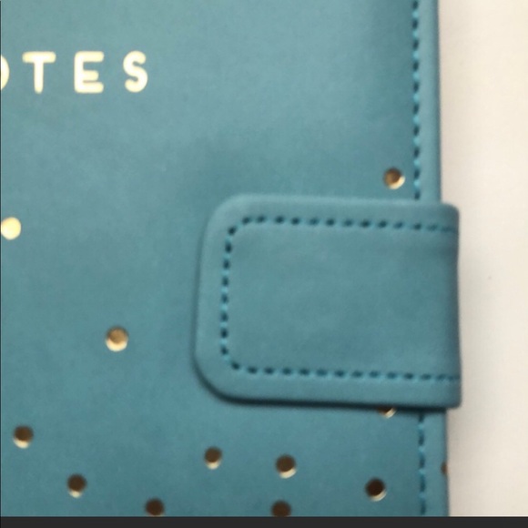 New Teal 6”X9” Faux Leather Blank Lined Page Journal With Magnetic Closure - Picture 2 of 8